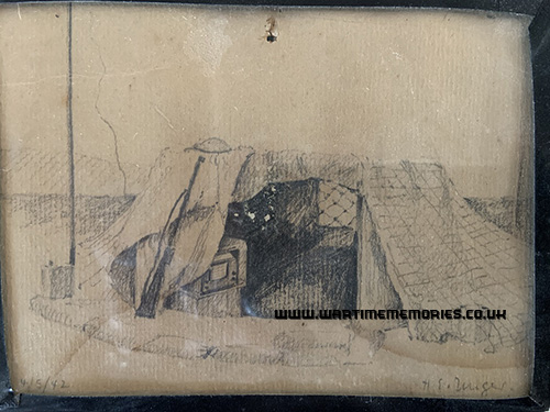 Sketch by Matts Ungerer, El Adem 4th May 1942